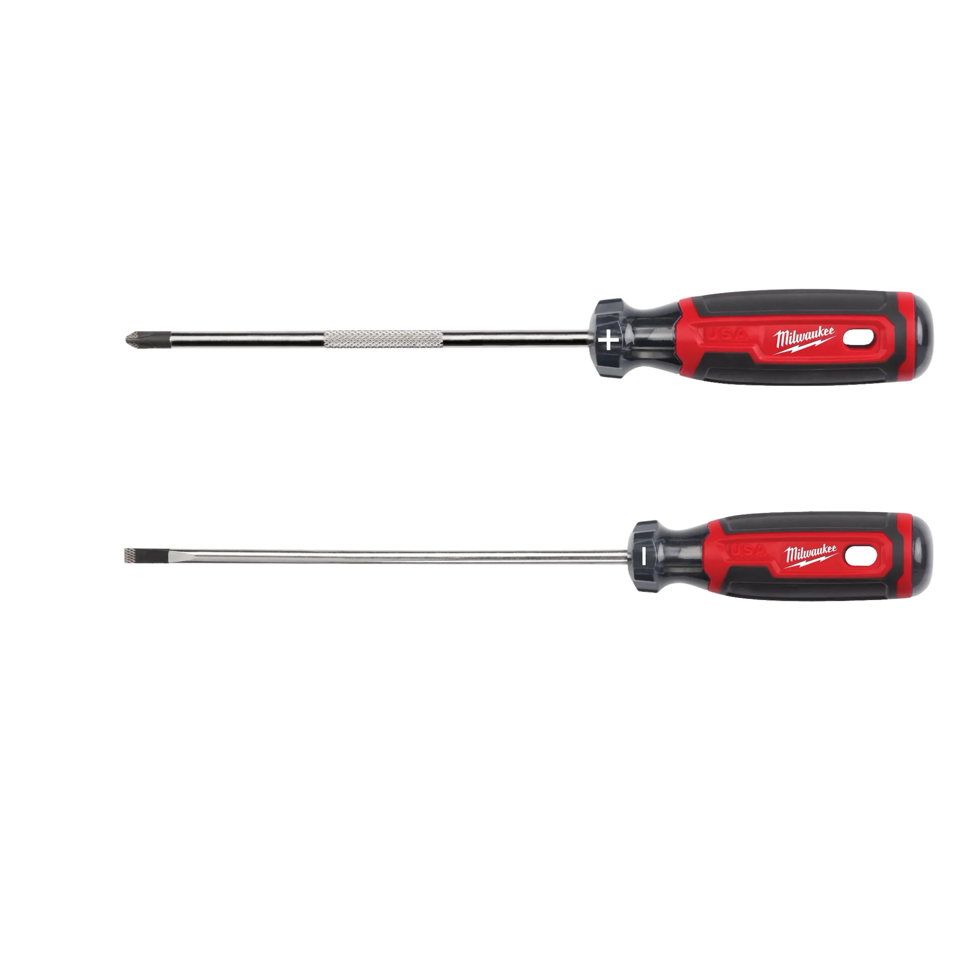 Milwaukee 2 PC. 6" Cushion Grip Screwdriver Set from GME Supply